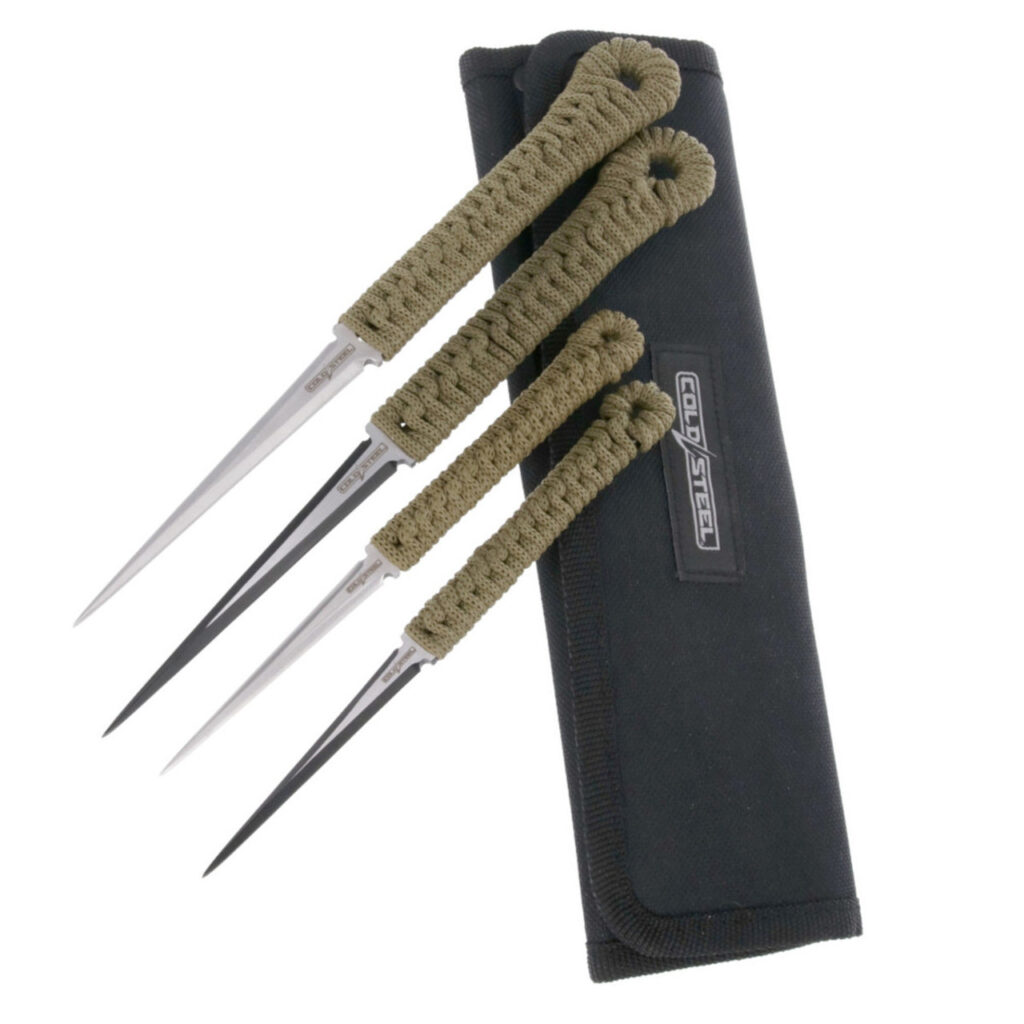 Cold Steel Throwing Spikes – 4 pack with pouch